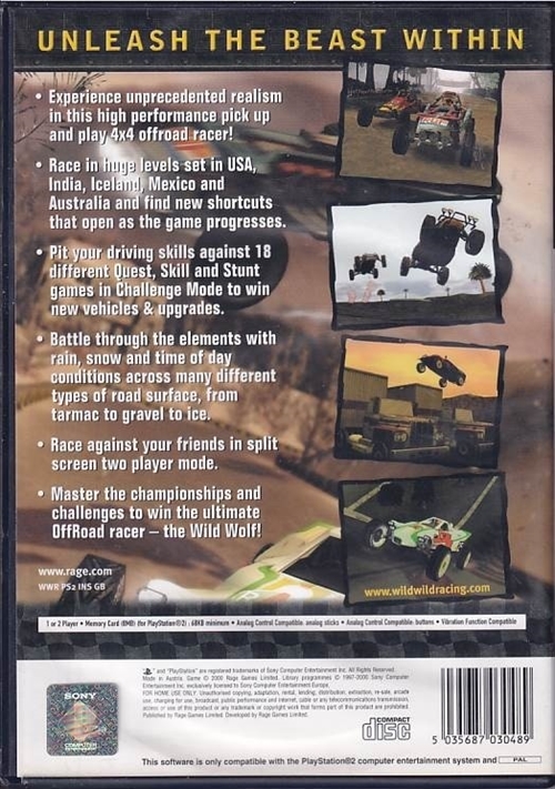 Wild Wild Racing - PS2 (B Grade) (Genbrug)